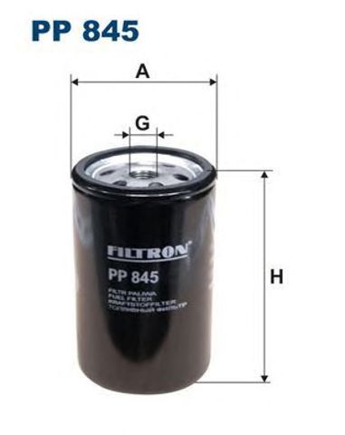 Фільтр-відстійник палива грубої очистки PP845 FILTRON