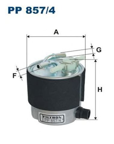 Фільтр паливний PP8574 FILTRON