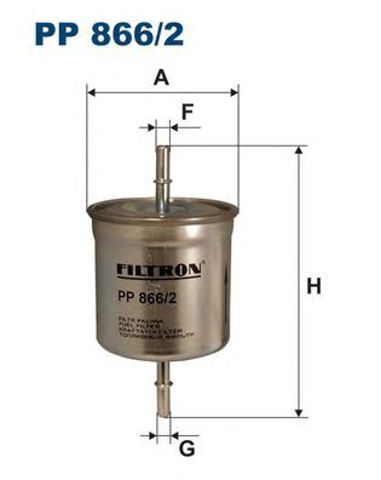 Фільтр тонкого очищення палива PP8662 FILTRON