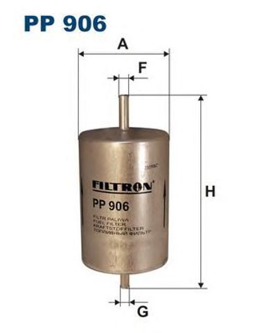 Фільтр тонкого очищення палива PP906 FILTRON