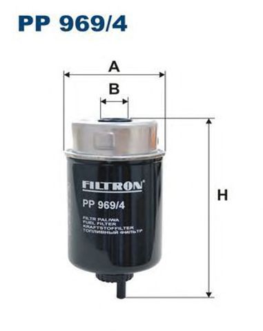 Фільтр-відстійник палива грубої очистки PP9694 FILTRON
