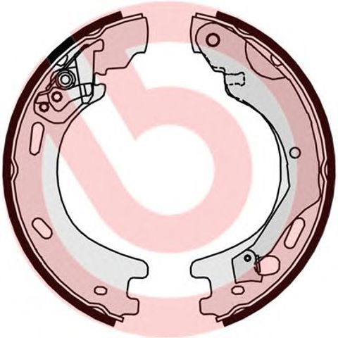 Гальмівні колодки ручника S44509 BREMBO