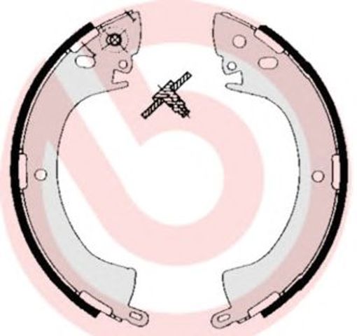 Колодки гальмівні задні, барабанні S54506 BREMBO