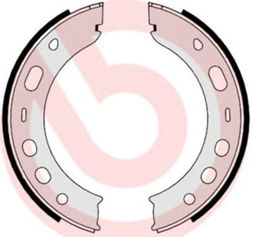 Гальмівні колодки ручника S65503 BREMBO