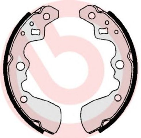 Колодки гальмові задні, барабанні S79501 BREMBO