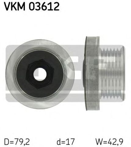 Інерційний шків VKM03612 SKF