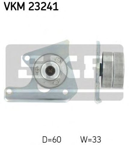 Ролик ременя ГРМ, паразитний VKM23241 SKF