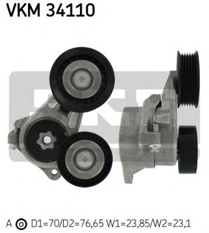 Натягувач приводного ременя VKM34110 SKF