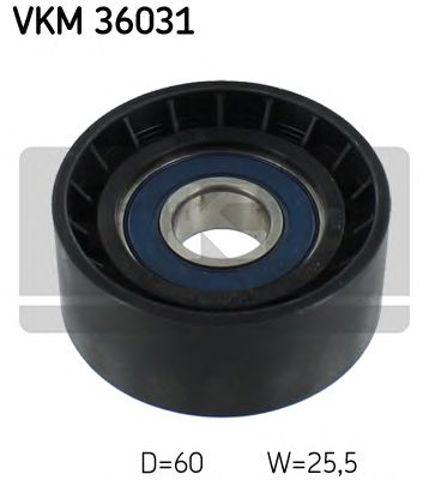 Ролик приводного ременя, паразитний VKM36031 SKF