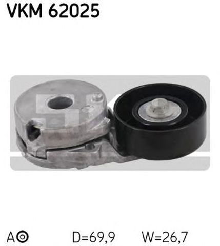 Натяжна планка поліклинового ременя VKM62025 SKF