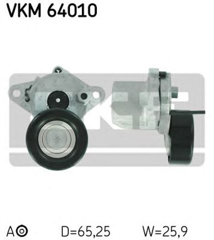 Натяжна планка поліклинового ременя VKM64010 SKF