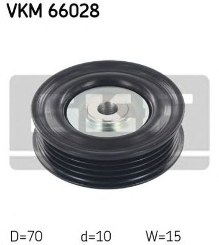 Ролик натяжителя ременя агрегатів VKM66028 SKF