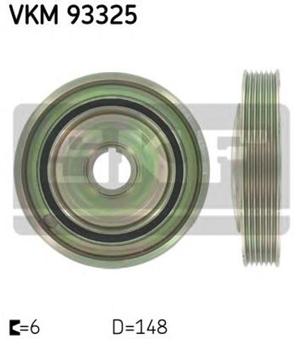 Демпферний шків колінвала VKM93325 SKF