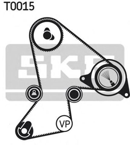 Ремкомплект ГРМ VKMA06214 SKF
