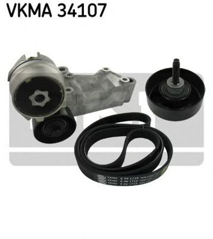 Ремінь приводний, агрегатів, комплект VKMA34107 SKF
