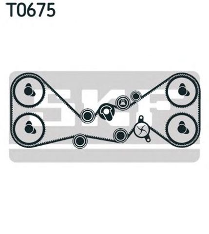 Комплект ГРМ VKMC981154 SKF