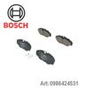 Колодки гальмівні дискові комплект 0986424531 BOSCH