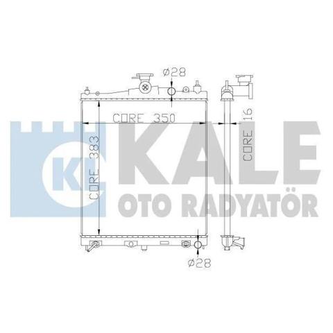 Радіатор 363200 KALE