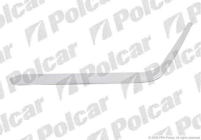 Молдинг бампера лев mercedes w124/e-klasse(sdn/купе/cabrio/комби) 12.84-06.96 5014075