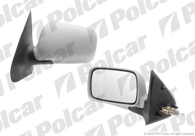 Зеркало внешнее лев volkswagen polo (6kv) classic/комби, 11.95-06.01 9524512E