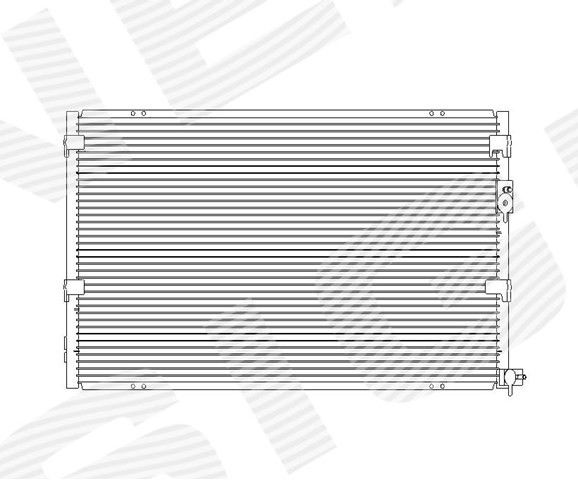 Радиатор кондиционера ford mustang, 18 - RC4620