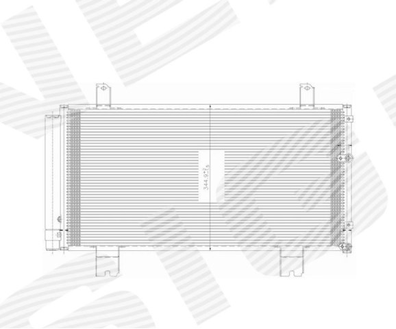 Радиатор кондиционера lexus is250/is350, 06 - 09 RC94950