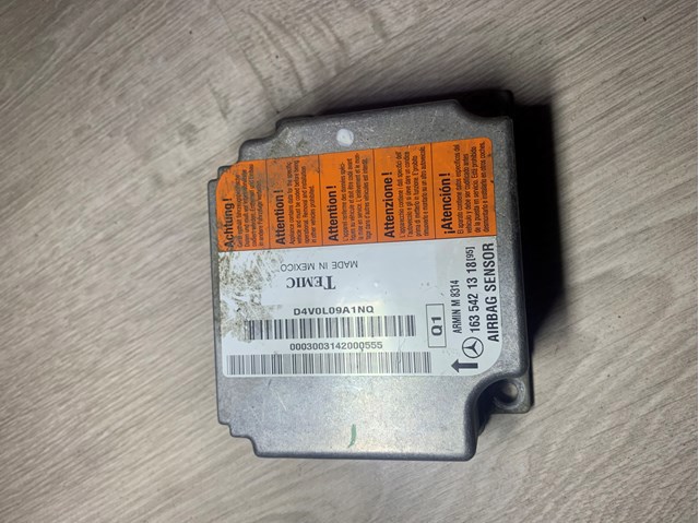 Модуль-процесор керування подушки безпеки A1635421318 MERCEDES