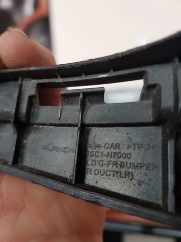 Молдинг решітки переднього бампера, лівий 865C1N7000 HYUNDAI