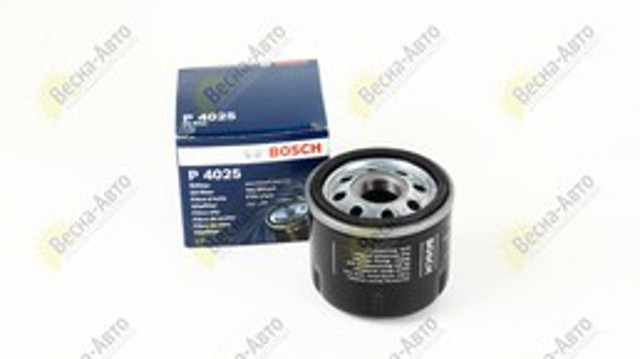 Bosch p4025 h=60mm фільтр масляний renault 1,0/1,2 98- nissan 1,1 03- 0 451 104 025