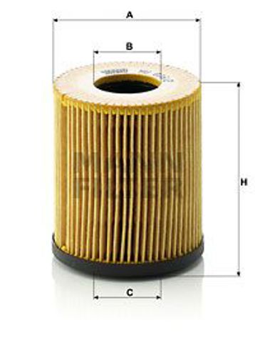 Mann-filter фільтр масляний mini (r50, r53), (r52) 1.6 06.01-11.07 HU 816/2 x