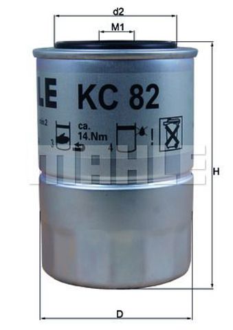 Cki13002 comline фільтр палива (аналог wf8059) KC 82D