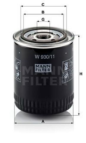 Масляний фільтр маг "carspares" W 930/11