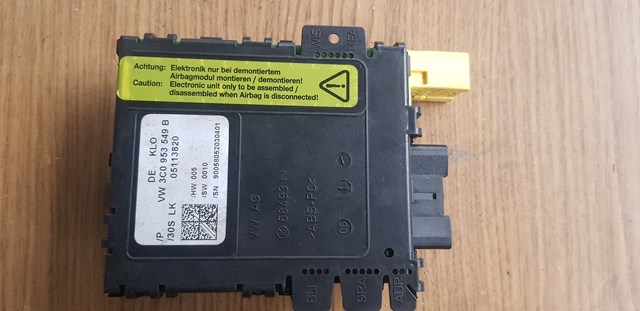 Модуль управління (ЕБУ) підрульових перемикачів 3C0953549B VAG