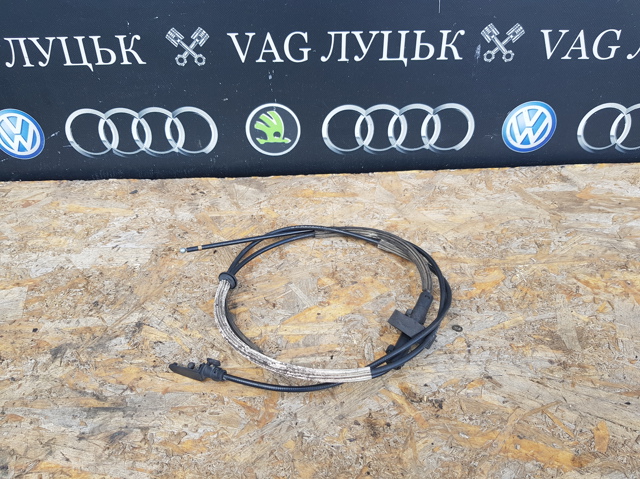 Трос відкриття капота, задній 7L6823535C VAG