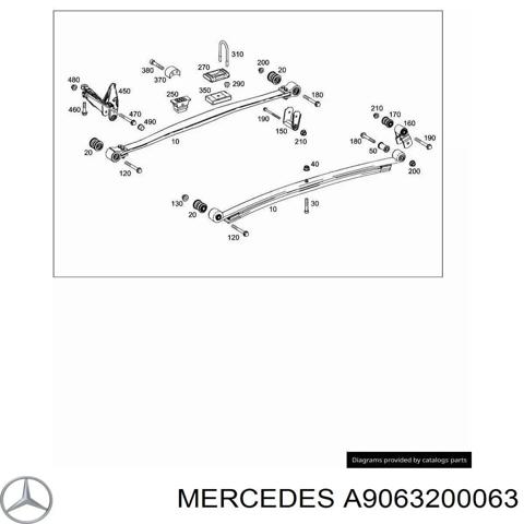 Серьга задньої ресори A9063200063 MERCEDES