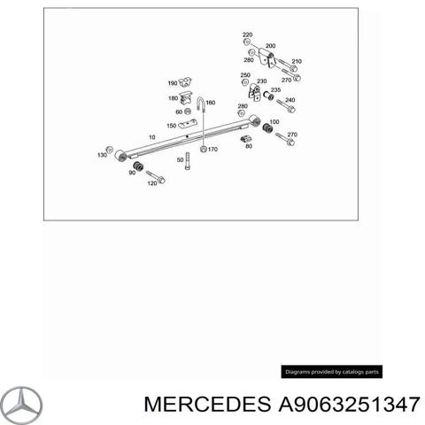 Скоба ресори A9063251347 MERCEDES
