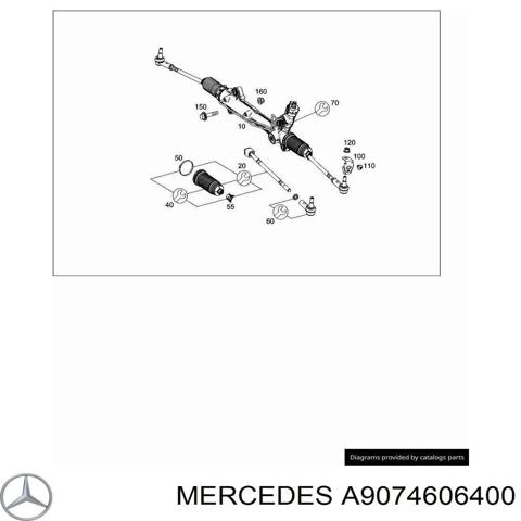Рульовий наконечник A9074606400 MERCEDES