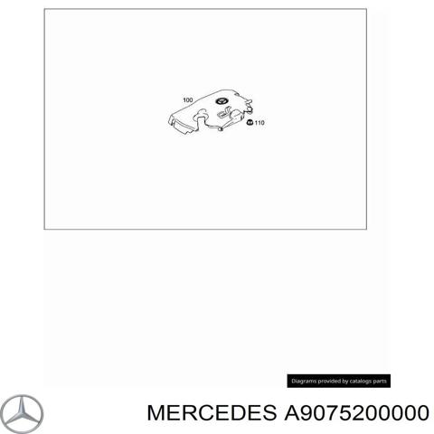 Захист моторного відсіку A9075200000 MERCEDES