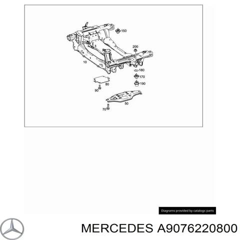 Кронштейн передньої балки A9076220800 MERCEDES