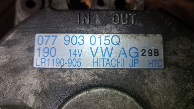 Генератор 077903015Q VAG