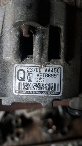 Генератор 23700AA450 SUBARU