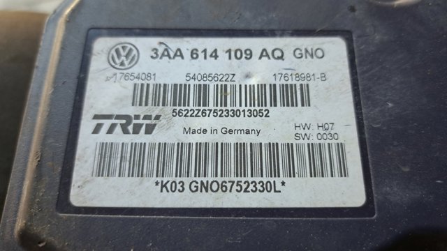 Блоки ABS 3AA614109AQ VAG