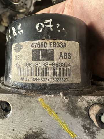 Гідроагрегат антиблокувальної системи 47660EB33A NISSAN