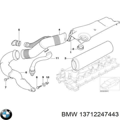 Екран двигуна 13712247443 BMW