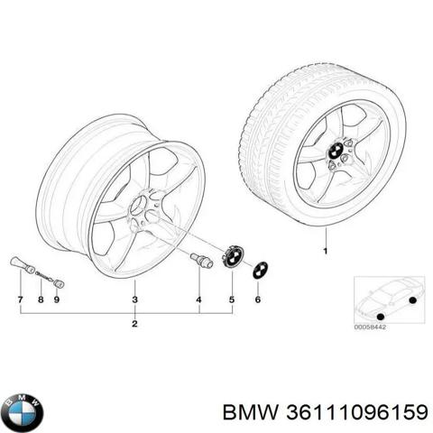 Диски колісні литі (легкосплавні, титанові) 36111096159 BMW
