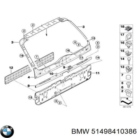 Обшивка-облицювання п'ятих дверей 51498410386 BMW