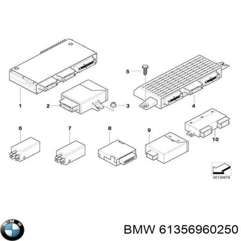 Блок управління центральним замком 61356960250 BMW