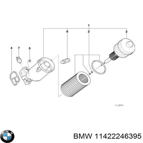Корпус маслофільтра 11422246395 BMW