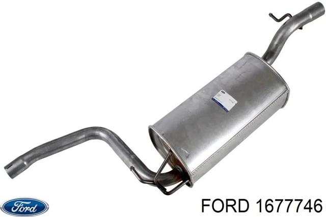 Середній глушник 1677746 FORD