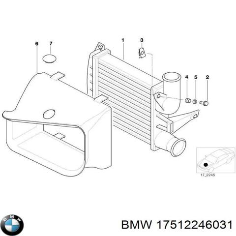 Система охолодження наддувочного повітря 17512246031 BMW